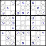 Судоку “Чет-нечет” 9х9 #219 легкий