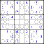 Судоку “Чет-нечет” 9х9 #221 легкий