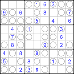 Судоку “Чет-нечет” 9х9 #222 легкий