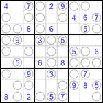 Судоку “Чет-нечет” 9х9 #223 легкий