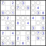 Судоку “Чет-нечет” 9х9 #224 легкий