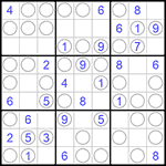 Судоку “Чет-нечет” 9х9 #225 легкий