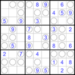 Судоку “Чет-нечет” 9х9 #227 легкий