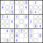 Судоку “Чет-нечет” 9х9 #228 легкий