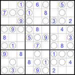 Судоку “Чет-нечет” 9х9 #229 легкий