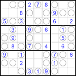 Судоку “Чет-нечет” 9х9 #230 легкий