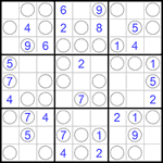 Судоку “Чет-нечет” 9х9 #233 легкий