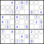 Судоку “Чет-нечет” 9х9 #234 легкий