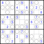 Судоку “Чет-нечет” 9х9 #235 легкий