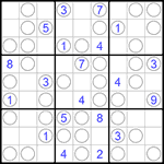 Судоку “Чет-нечет” 9х9 #199 средний