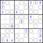 Судоку “Чет-нечет” 9х9 #201 средний