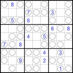 Судоку “Чет-нечет” 9х9 #203 средний