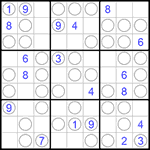 Судоку “Чет-нечет” 9х9 #219 средний