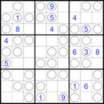 Судоку “Чет-нечет” 9х9 #221 средний