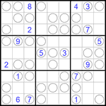 Судоку “Чет-нечет” 9х9 #226 средний