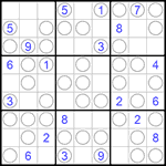 Судоку “Чет-нечет” 9х9 #227 средний