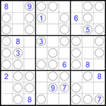 Судоку “Чет-нечет” 9х9 #233 средний