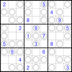 Судоку “Чет-нечет” 9х9 #191 трудный