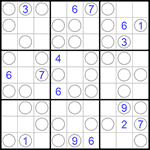 Судоку “Чет-нечет” 9х9 #192 трудный