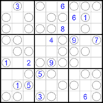 Судоку “Чет-нечет” 9х9 #197 трудный