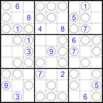 Судоку “Чет-нечет” 9х9 #198 трудный