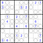 Судоку “Чет-нечет” 9х9 #204 трудный