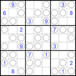 Судоку “Чет-нечет” 9х9 #205 трудный