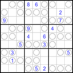 Судоку “Чет-нечет” 9х9 #206 трудный