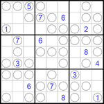 Судоку “Чет-нечет” 9х9 #208 трудный