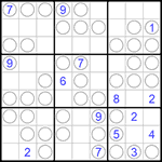 Судоку “Чет-нечет” 9х9 #211 трудный