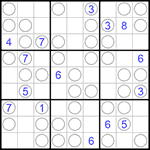 Судоку “Чет-нечет” 9х9 #212 трудный