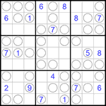 Судоку “Чет-нечет” 9х9 #213 трудный