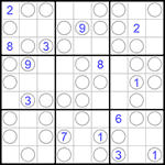 Судоку “Чет-нечет” 9х9 #214 трудный