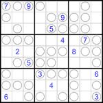 Судоку “Чет-нечет” 9х9 #217 трудный