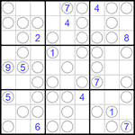 Судоку “Чет-нечет” 9х9 #218 трудный