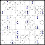 Судоку “Чет-нечет” 9х9 #224 трудный