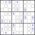 Судоку “Чет-нечет” 9х9 #227 трудный