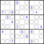 Судоку “Чет-нечет” 9х9 #228 трудный