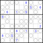 Судоку “Чет-нечет” 9х9 #229 трудный