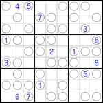 Судоку “Чет-нечет” 9х9 #188 очень трудный