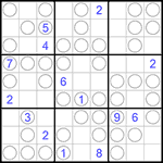 Судоку “Чет-нечет” 9х9 #190 очень трудный