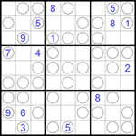 Судоку “Чет-нечет” 9х9 #192 очень трудный