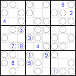 Судоку “Чет-нечет” 9х9 #194 очень трудный