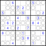 Судоку “Чет-нечет” 9х9 #200 очень трудный