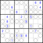 Судоку “Чет-нечет” 9х9 #202 очень трудный