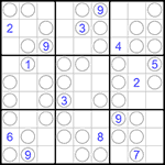 Судоку “Чет-нечет” 9х9 #204 очень трудный