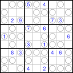 Судоку “Чет-нечет” 9х9 #208 очень трудный