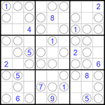 Судоку “Чет-нечет” 9х9 #209 очень трудный