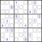 Судоку “Чет-нечет” 9х9 #211 очень трудный