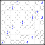 Судоку “Чет-нечет” 9х9 #213 очень трудный